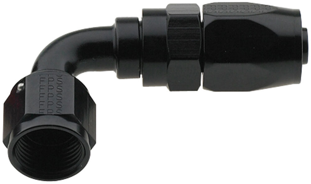 Fragola Performance Systems Hose Fitting #10 90 Deg Pro-Flow Black