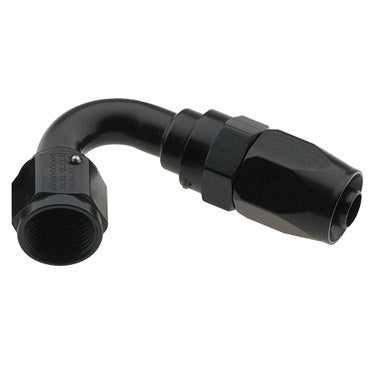 Fragola Performance Systems Hose Fitting #8 120 Deg. to #6 Hose Black