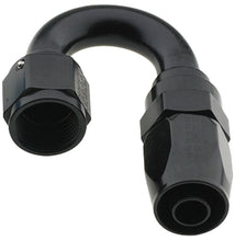 Load image into Gallery viewer, Fragola Performance Systems Hose Fitting #12 180 Deg Pro-Flow Black