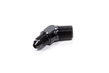 Load image into Gallery viewer, Fragola Performance Systems 45 Deg Adapter Fitting #4 x 1/4 MPT Black