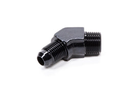 45 Deg Adapter Fitting #6 x 1/2 MPT Black - Fragola Performance Systems 482368-BL
