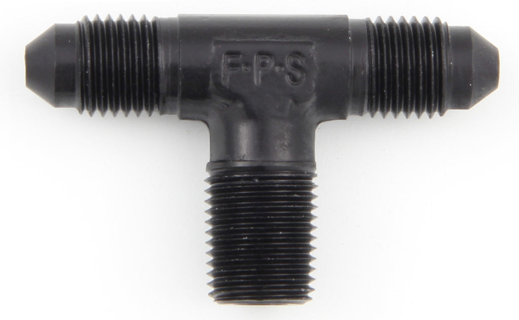 Fragola Performance Systems #3 x 1/8 MPT Tee Fitting Black