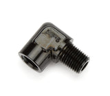 1/4 NPT 90-Deg Fitting Male/Female - Black - Fragola Performance Systems 491402-BL