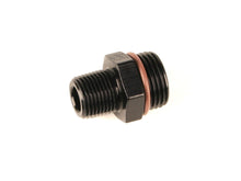 Load image into Gallery viewer, #10 ORB x 3/8 MPT Adapter Fitting Black - Fragola Performance Systems 494001-BL