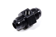 Load image into Gallery viewer, Fragola Performance Systems Inline Gauge Adapter #8 x #8 Male Black