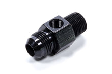Load image into Gallery viewer, Fragola Performance Systems #8 X 3/8MPT Inline Gauge Adapter Fitting Black