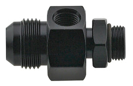 #12 Inlet Return Fitting Black - Fragola Performance Systems 495012-BL