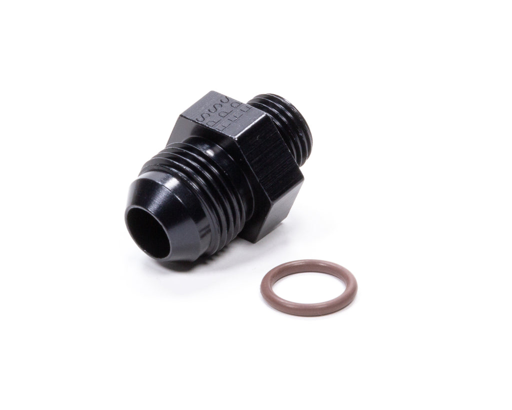 Fragola Performance Systems #8 x 9/16-18 (#6) Radius O-Ring Fitting Black