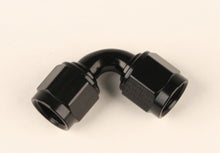Load image into Gallery viewer, Fragola Performance Systems 4an Female 90-Degree Coupler Fitting Black