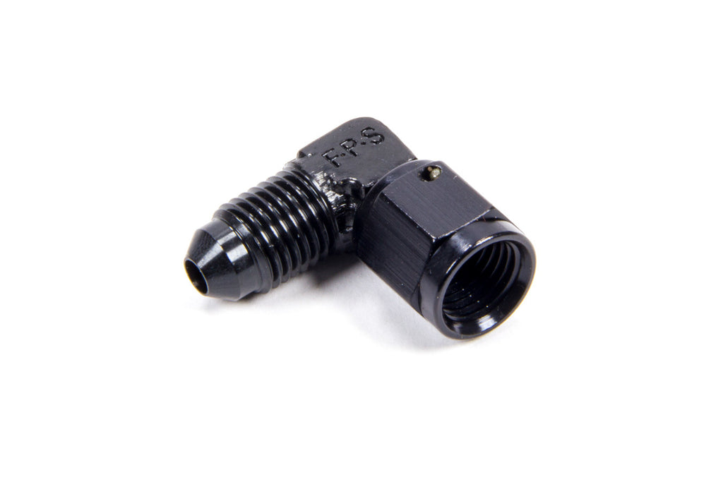 Fragola Performance Systems #4 Female Swivel to Male 90 Degree Fitting Black