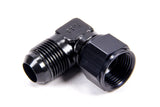 #12 Female Swivel - Male 90 Degree Fitting Black - Fragola Performance Systems 498106-BL