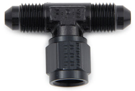 #4 Tee w/Female Swivel On Side Black