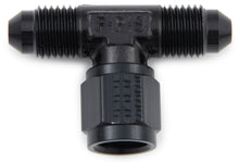 Load image into Gallery viewer, Fragola Performance Systems Fitting #6 Tee Female Swivel On Side Black