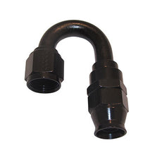 Load image into Gallery viewer, Fragola Performance Systems Hose Fitting #12 180 Deg PTFE Black