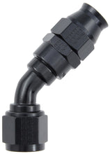 Load image into Gallery viewer, Fragola Performance Systems Hose Fitting #8 45 Deg PTFE Black