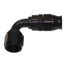 Load image into Gallery viewer, Fragola Performance Systems Hose Fitting #12 90 Deg PTFE Black