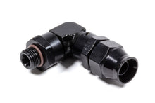 Load image into Gallery viewer, Fragola Performance Systems Hose Fitting #8 90 Deg to #6 ORB PTFE Black