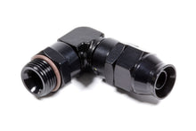 Load image into Gallery viewer, Fragola Performance Systems Hose Fitting #8 90 Deg to #8 ORB PTFE Black