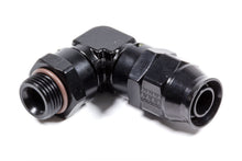 Load image into Gallery viewer, Fragola Performance Systems Hose Fitting #10 90 Deg to #8 ORB PTFE Black