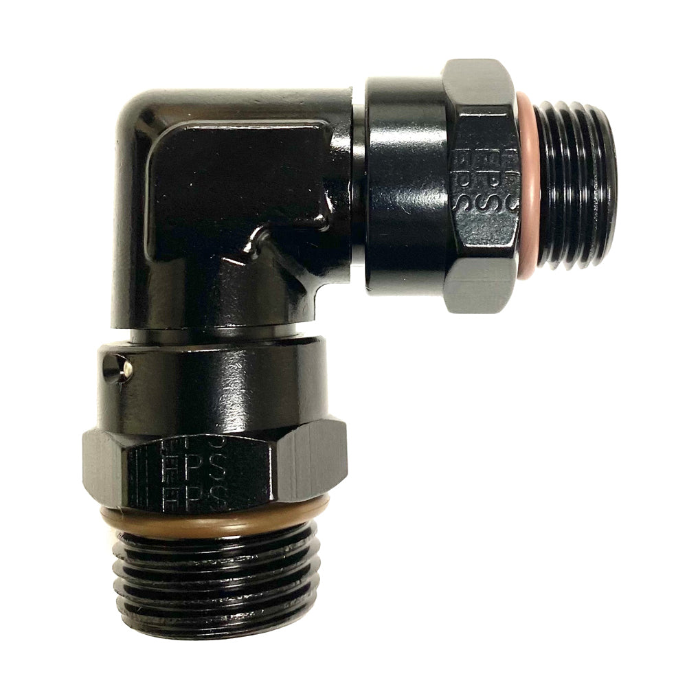 90-Deg Male ORB Adapter Fitting #8 to #8 - Fragola Performance Systems 999604-BL