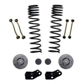 2.5 Inch Front Dual Rate Long Travel Coil Spring Lift Kit with Rear Metal Coil Spring Spacers and Shock Extensions 2020-2022 Jeep Gladiator JT Rubicon Skyjacker