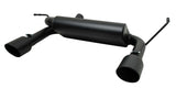 Cat-Back Dual Split Exha ust System Black Ceramic - Gibson Performance Exhaust 17303-B