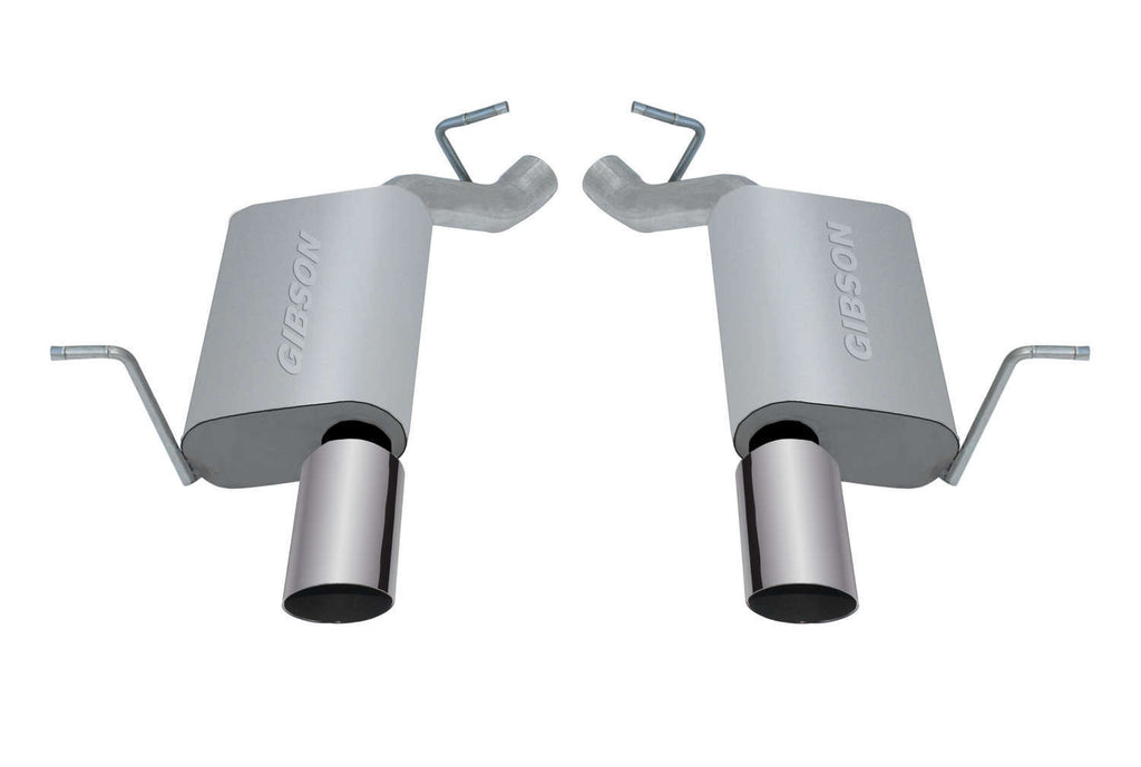 Axle Back Dual Exhaust System; Aluminized  -  Gibson Performance Exhaust 17407