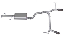 Cat-Back Dual Split Exhaust System; Aluminized  -  Gibson Performance Exhaust 18808