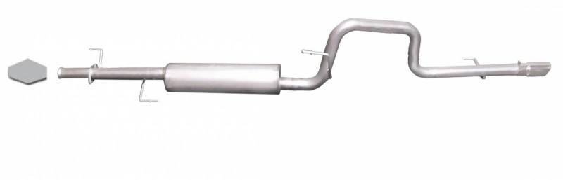 Cat-Back Single Exhaust System; Aluminized  -  Gibson Performance Exhaust 18815