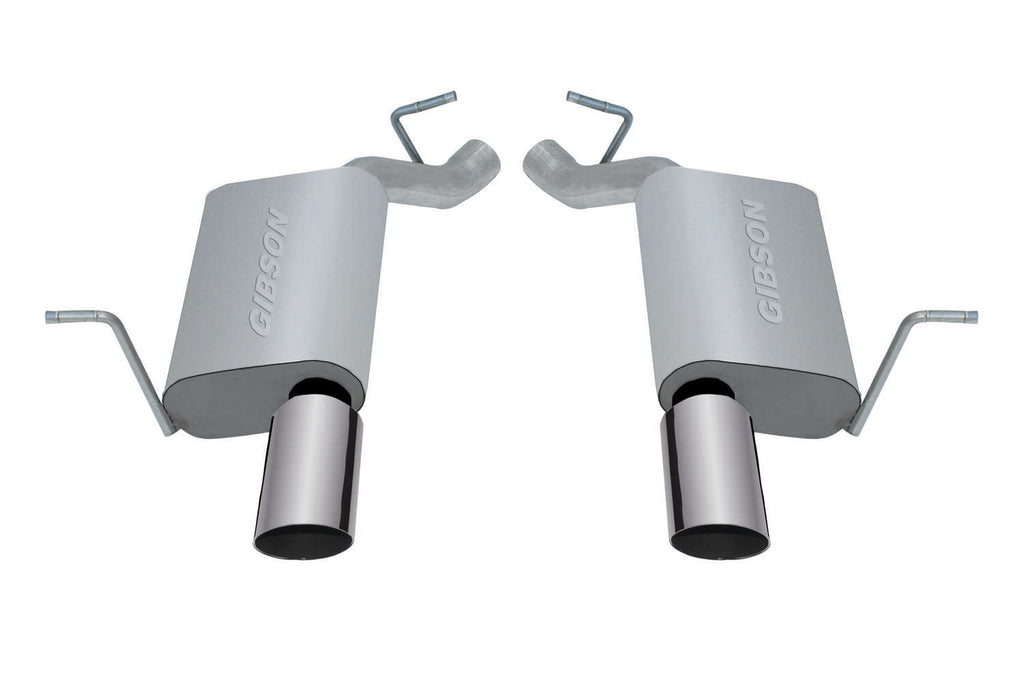 Axle Back Dual Exhaust System; Aluminized  -  Gibson Performance Exhaust 316006