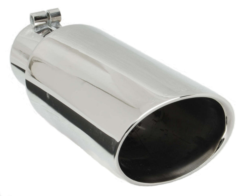 Stainless Double Walled Oval Exhaust Tip - Gibson Performance Exhaust 500437