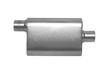 Load image into Gallery viewer, CFT Superflow Offset/Cen ter Oval Muffler Stainle - Gibson Performance Exhaust 55140S