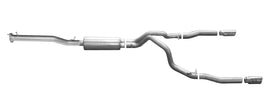 Cat-Back Dual Split Exhaust System; Aluminized  -  Gibson Performance Exhaust 5661