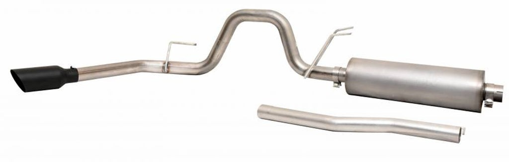 Gibson Performance Exhaust Black Elite Cat-Back Single Exhaust System; Stainless