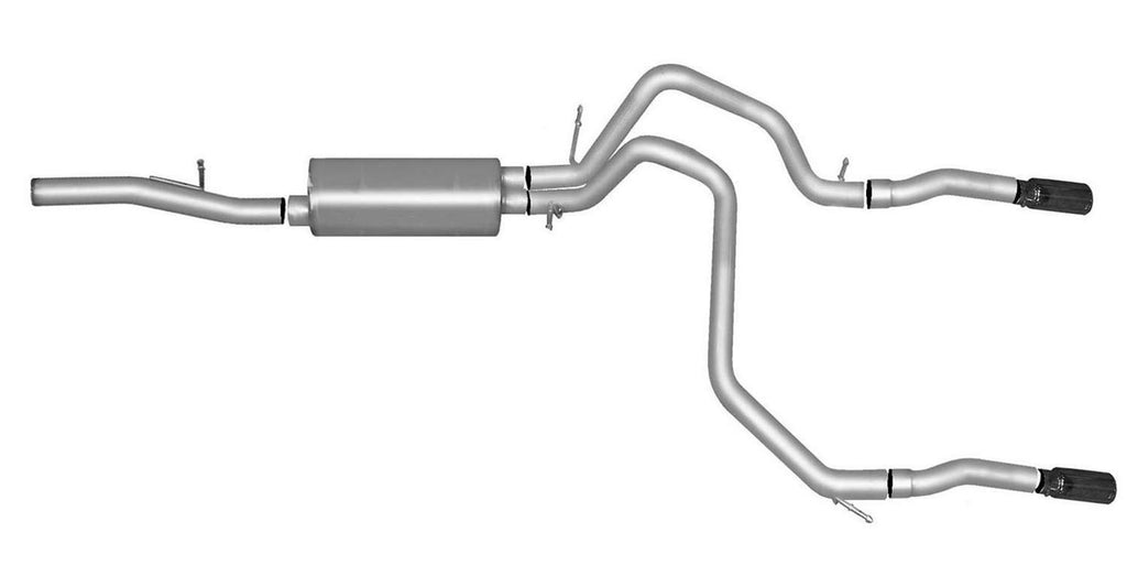 Cat-Back Dual Split Exhaust System; Stainless  -  Gibson Performance Exhaust 65669