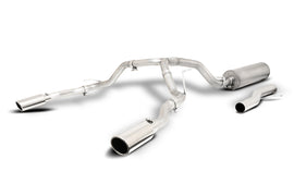 Cat-Back Dual Split Exhaust System; Stainless  -  Gibson Performance Exhaust 65682
