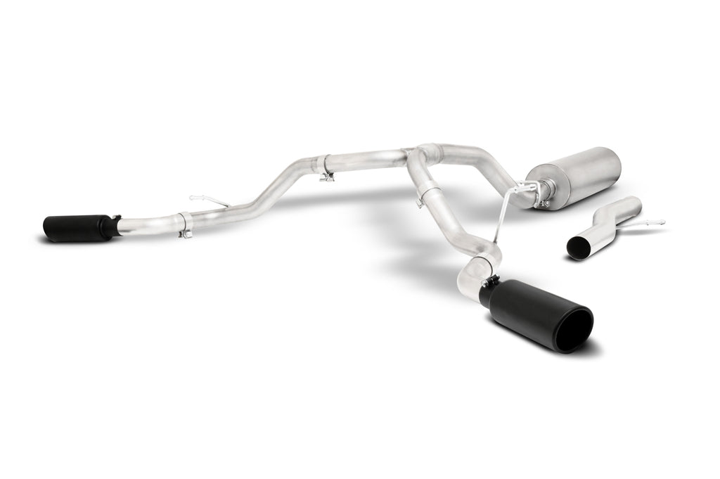 Black Elite Cat-Back Dual Extreme Exhaust System; Stainless  -  Gibson Performance Exhaust 65683B