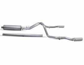 Cat-Back Dual Split Exhaust System; Stainless  -  Gibson Performance Exhaust 65699