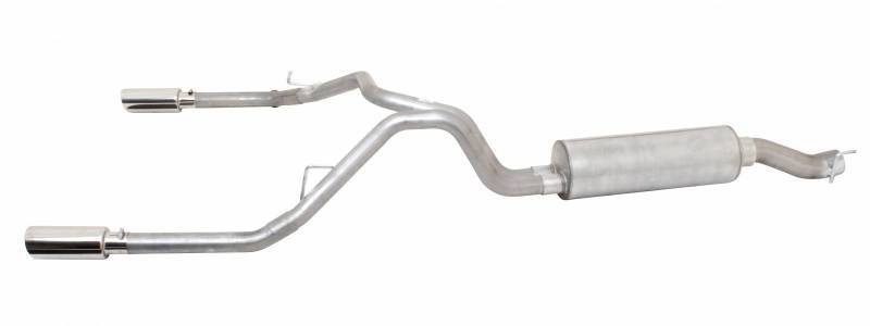 Cat-Back Dual Split Exhaust System; Stainless  -  Gibson Performance Exhaust 66568