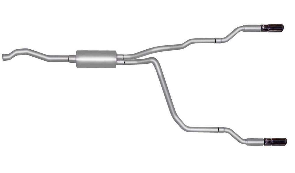 Cat-Back Dual Split Exhaust System; Aluminized  -  Gibson Performance Exhaust 9508
