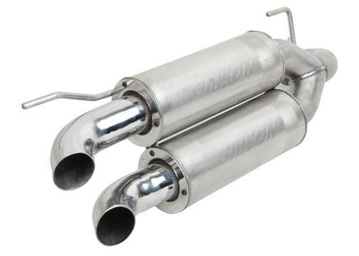 Gibson Performance Exhaust Polaris UTV Dual Exhaust; Stainless