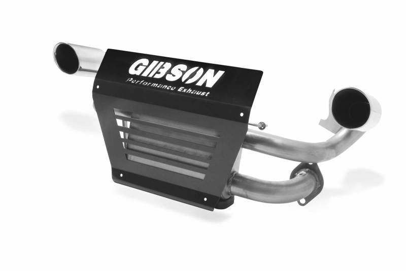 Polaris UTV Dual Exhaust; Stainless  -  Gibson Performance Exhaust 98021