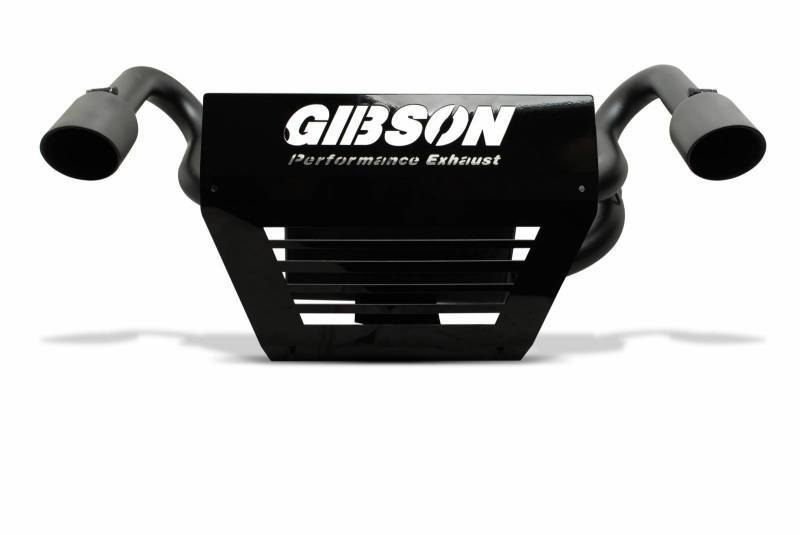 Polaris UTV Dual Exhaust; Black Ceramic  -  Gibson Performance Exhaust 98026