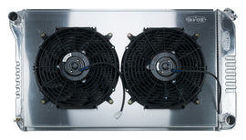 68-72 A-Body Aluminum Radiator Manual Transmission Dual 12 Inch W/ 12 Inch Fan Kit Cold Case Radiators