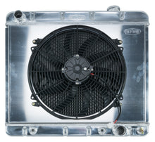 Load image into Gallery viewer, 63-66 Chevy/GMC Pickup Truck Aluminum Radiator And 16 Inch Fan Kit AT Cold Case Radiators
