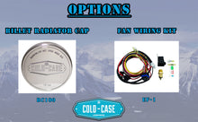 Load image into Gallery viewer, 67-76 Chevy GMC Pickup Truck Aluminum Radiator And 14 Inch Fan Kit Cold Case Radiators