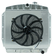 Load image into Gallery viewer, 55-59 Chevy Truck Aluminum Radiator and 16 Inch Fan Kit Cold Case Radiators