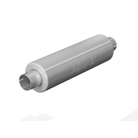 3 Inch Exhaust Pipe ID Inlet/Outlet 26 Inch Single Muffler Mild Tone T409 Stainless Steel MBRP