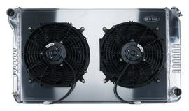 Firebird Radiator 70-81 Firebird Manual Transmission Aluminum And 12 Inch Dual Fan Kit Cold Case Radiators