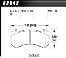 Load image into Gallery viewer, Brake Pads GM / Dodge Front Ceramic - Hawk Performance HB649Z.605